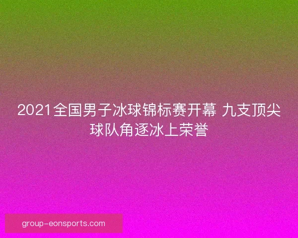 2021全国男子冰球锦标赛开幕 九支顶尖球队角逐冰上荣誉